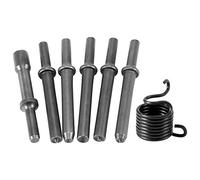 Hopbucan 7 Pcs Great Heavy Duty Smoothing Pneumatic Air Rivet Hammer Tools Kit