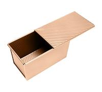 Hopbucan Baking Pullman Loaf Pan with Cover,Bread Pan with Lid, Rectangle for Oven, Dough Cavity