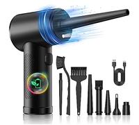 Hopbucan Compressed Air Dust Blower Black Plastic Air for Laptop,Sofa,Car,Office Equipment