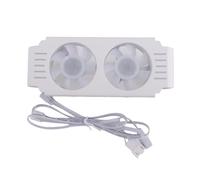 Hopbucan Computer RAM Memory Module Cooler PC DDR4 DDR5 Overlock Dual ARGB Sync PWM Fans Aluminium RGB Cooling Radiator(B)