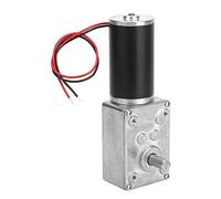 Hopbucan DC 12V High Torsion Speed Reduce Electric Motor Reversible Gear Motor 8mm Shaft (12V 16RPM)