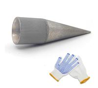 Hopbucan Leather Hole Punch Sharpener Emery Round Hole Punch Grinder Hollow Hole Punches Polishing Tool, 3-16MM