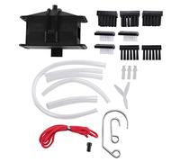 Hopbucan Motorcycle Chain Cleaning Machine Kit Brush Gear Cleaner Tool for Universal Motorbike Chains Lube Device Black