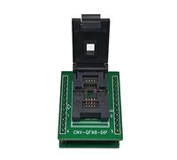 Hopbucan QFN8 DFN8 WSON8 Programming Socket Pin Pitch 1.27mm IC Body Size 6X8 mm Clamshell Test Socket ZIF Adapter Kelivn Socket