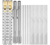 Hopbucan Soapstone Holder Soapstone Pencil Round Flat Aluminum Welding Tools Flat Soap Stone Markers Removable on Steel,Aluminum