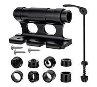 Hopbucan Versatile Front Fork Mount Block,Quick Release Thru Axle Road Bicycle Bracket Adapters for Truck/Trailer/Bikes Racks