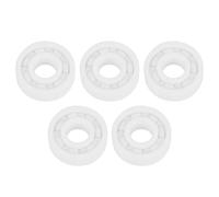 Hopbucan ZrO2 White 6000 Solid Ceramic Bearings Zirconia Bearings 10 x 26 x 8 mm Pack of 5