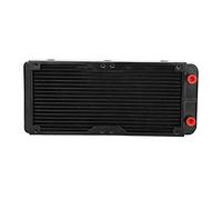 Hopcd 240mm G4/1 Computer Radiator Aluminum 18 Tube Heat Exchanger Radiator Universal Water Cooling Radiator for CPU LED Heatsink