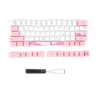 Hopcd Five-Sided Completed Anime Style PBT Mechanical Keyboard Replacement Button Keycaps Set DIY Sublimation PBT Keycaps - 73 PCS(Girl)