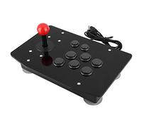 Hopcd PC Rocker Controller 3D Card-Type Buttons Fighting Game Stick Gamepad Fightstick Joystick With 8 Boutons, USB Game Handle Controller for Game Console