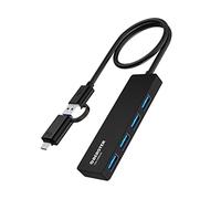 HOPDAY USB C Hub, 6 in 1 USB C Adapter for MacBook Air/Pro, Dual Display 135K HDMI Docking Station