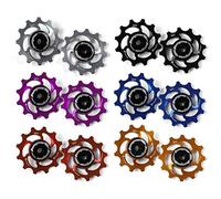 Hope 12 Tooth Jockey Wheels - Pair Silver