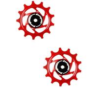 Hope 13 Tooth Jockey Wheels - Red