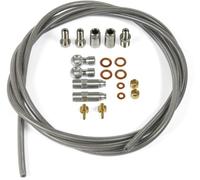 Hope Stainless Steel Hydraulic Brake Hose Black 168 mm