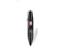 Hope AK007 Mini Pen Mobile Phone Dual Sims Dual Standby Bluetooth Unlocked Small Cellphone Camera Flashlight Recording (Black)