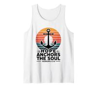 Hope Anchors The Soul Hebrews 6:19 Bible Verse Christian Tank Top
