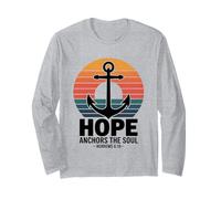 Hope Anchors The Soul Hebrews 6:19 Bible Verse Long Sleeve T-Shirt
