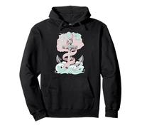Hope Anchors the Soul nautical faith quote anchor art Pullover Hoodie