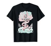 Hope Anchors The Soul Nautical Faith Quote Anchor Art T-Shirt