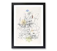 Hope and Destruction by Paul Klee Framed Print | A2 Black Framed Wall Art | Ready to Hang | Modern Nature Picture | Living Room Bedroom Lounge Office