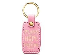 Hope and Future LuxLeather Keyring - Jeremiah 29:11