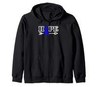 Hope Ankylosing Spondylitis Awareness Zip Hoodie