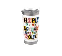 Hope As an Anchor Hebrews 6 19 Bible Verse Stainless Steel Insulated Tumbler