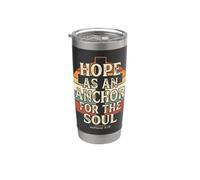 Hope As an Anchor Hebrews 6 19 Bible Verse Stainless Steel Insulated Tumbler