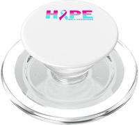 Hope BRCA Awareness Breast Cancer Pink Ribbon PopSockets PopGrip for MagSafe