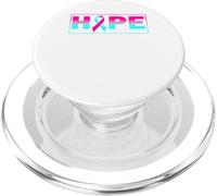 Hope BRCA Awareness Breast Cancer Pink Ribbon PopSockets PopGrip for MagSafe