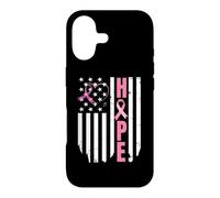 Hope Breast Cancer Awareness American Flag Case for iPhone 17