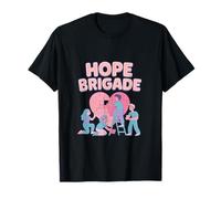 Hope Brigade Volunteer Squad Heart Mosaic Novelty Design T-Shirt