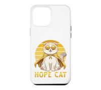 Hope Cat Scottish Fold Yellow Ribbon Childhood Cancer Help Case for iPhone 12 Pro Max