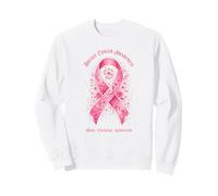 Hope Courage Strength Pink Awareness Ribbon Sweatshirt