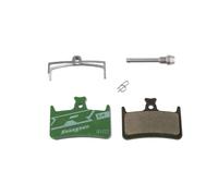 Hope Mono M4/e4 2013 Rx4+ Hbsp323g Organic Disc Brake Pads Silver One Size Green