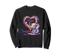 Hope Elephant fibromyalgia Awareness Ribbon Sweatshirt
