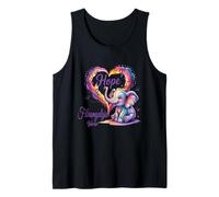 Hope Elephant Fibromyalgia Awareness Ribbon Tank Top
