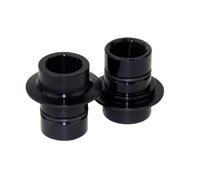 Hope Pro 2 Evo / Pro 4 / Pro 5 Front Hub Axle Conversion Kits - Black / 6 Bolt - 15mm Bolt Thru