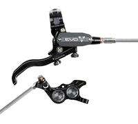 Hope Tech 4 Evo GR4 Braided Disc Brake - Black / Colours - Black / Smoke / No Rotor / Right / Braided Hose