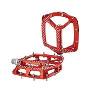 Hope F22 Flat Mountain Bike Pedals in Red one size