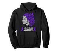 Hope Faith Fight Cure Lupus Awareness Pullover Hoodie
