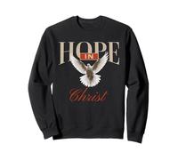 Hope Faith Jesus God Christ Blessed Pray Pigeon Design Sweatshirt