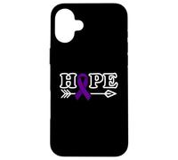 Hope Fibromyalgia Awareness Case for iPhone 16 Plus