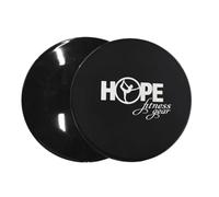 Hope Fitness Gear Core Gliders, Full-Body Workout Sliders for Abs, Core, Arms & Legs, Compatible with Any Surface, Home & Gym Exercise Equipment, Strength Training, Bodyweight Workouts & Travel