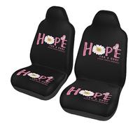 Hope For A Curing Uterine Cancer Awareness Flower Seat Covers Car Front Set Of 2 Nonslip Auto Seats Protectors Washable Car Seat Protector For Trucks Suv Sedan