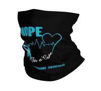 Hope For A Fragile X Syndrome Awareness Unisex Face Covering Scarf Multifunctional Snood Windproof Snood Scarf For Running Summer Cycling Sport