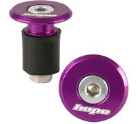 Hope Grip Doctor Cycling Bar End Plugs - Purple, Pair