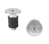 Hope Grip Doctor Cycling Bar End Plugs - Silver, Pair
