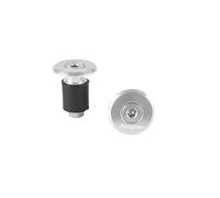 Hope Grip Doctor Cycling Bar End Plugs - Silver, Pair