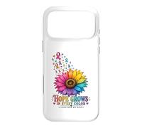 Hope Grows In Every Color Cancer Ribbon Flower Case for iPhone 17 Pro Max